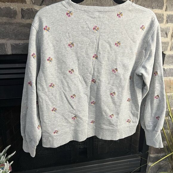 Draper James Women’s Embroidered Floral Sweatshirt Size Small - Picture 4 of 4